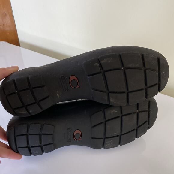 Coach P488 Dyanne Signature Ankle Boots Black Women's 8.5M - Picture 6 of 7